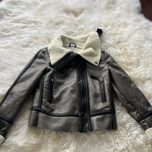 sherpa esque jacket with warm lining